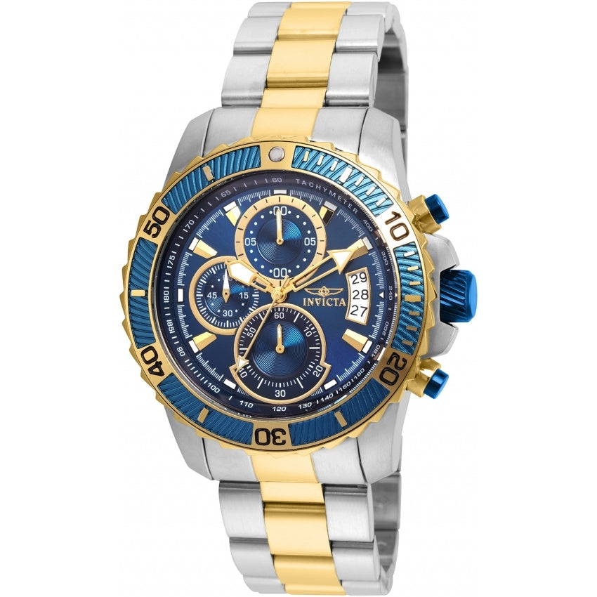 Invicta Men&#39;s 22415 Pro Diver Scuba Gold-Tone and Silver Stainless Steel Watch