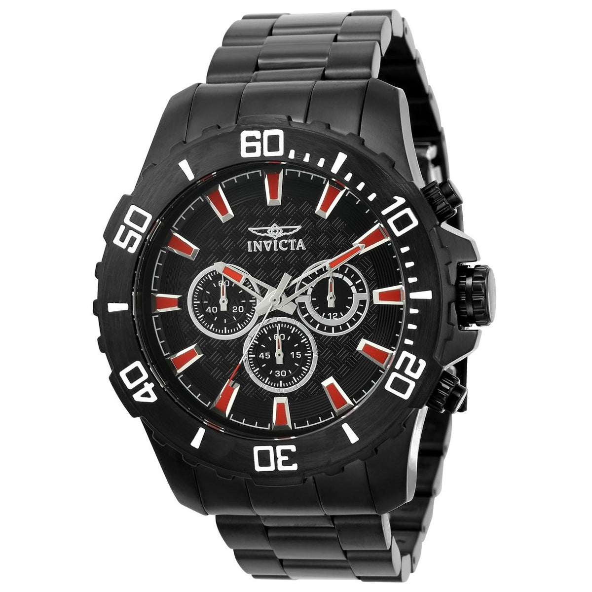 Invicta Men&#39;s 22549 Pro Diver Black Stainless Steel Watch