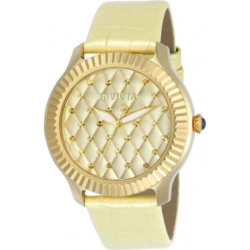 Invicta Women's 22562 Angel Beige Leather Watch