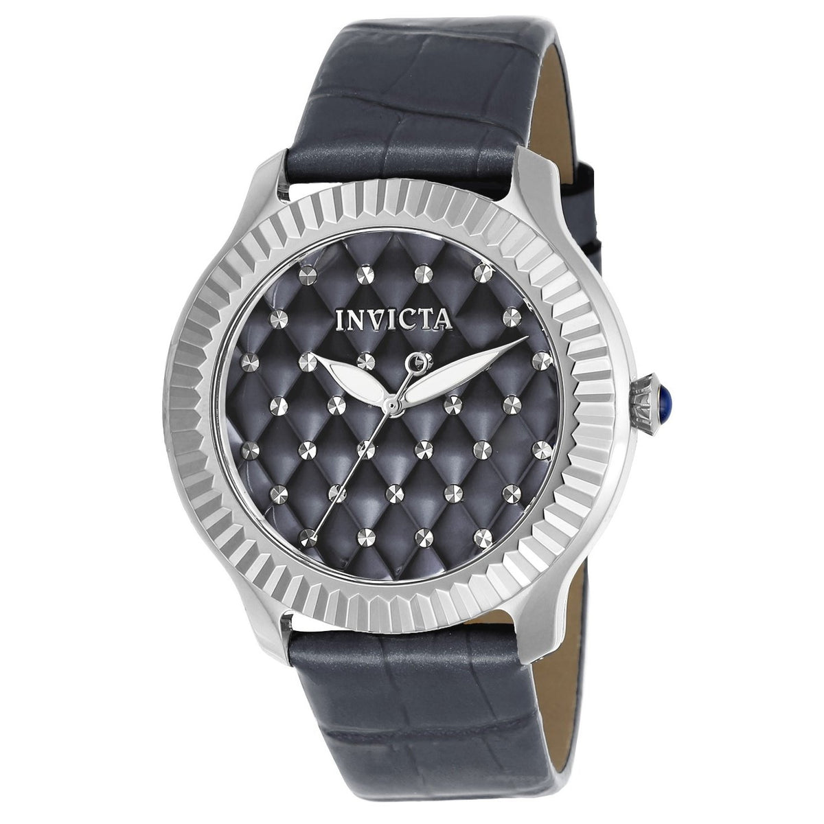 Invicta Women&#39;s 22565 Angel Grey Leather Watch