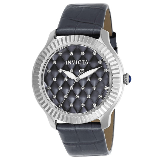 Invicta Women's 22565 Angel Grey Leather Watch