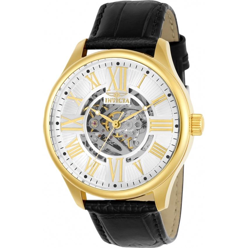Invicta Men's 22568 Vintage Automatic Black Leather Watch