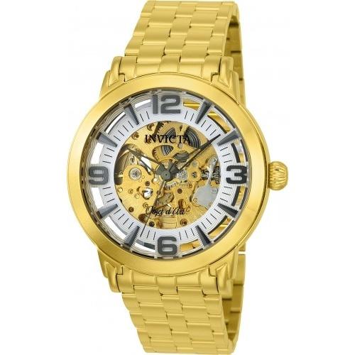 Invicta Men&#39;s 22599 Objet D Art Automatic Gold-tone Stainless Steel Watch