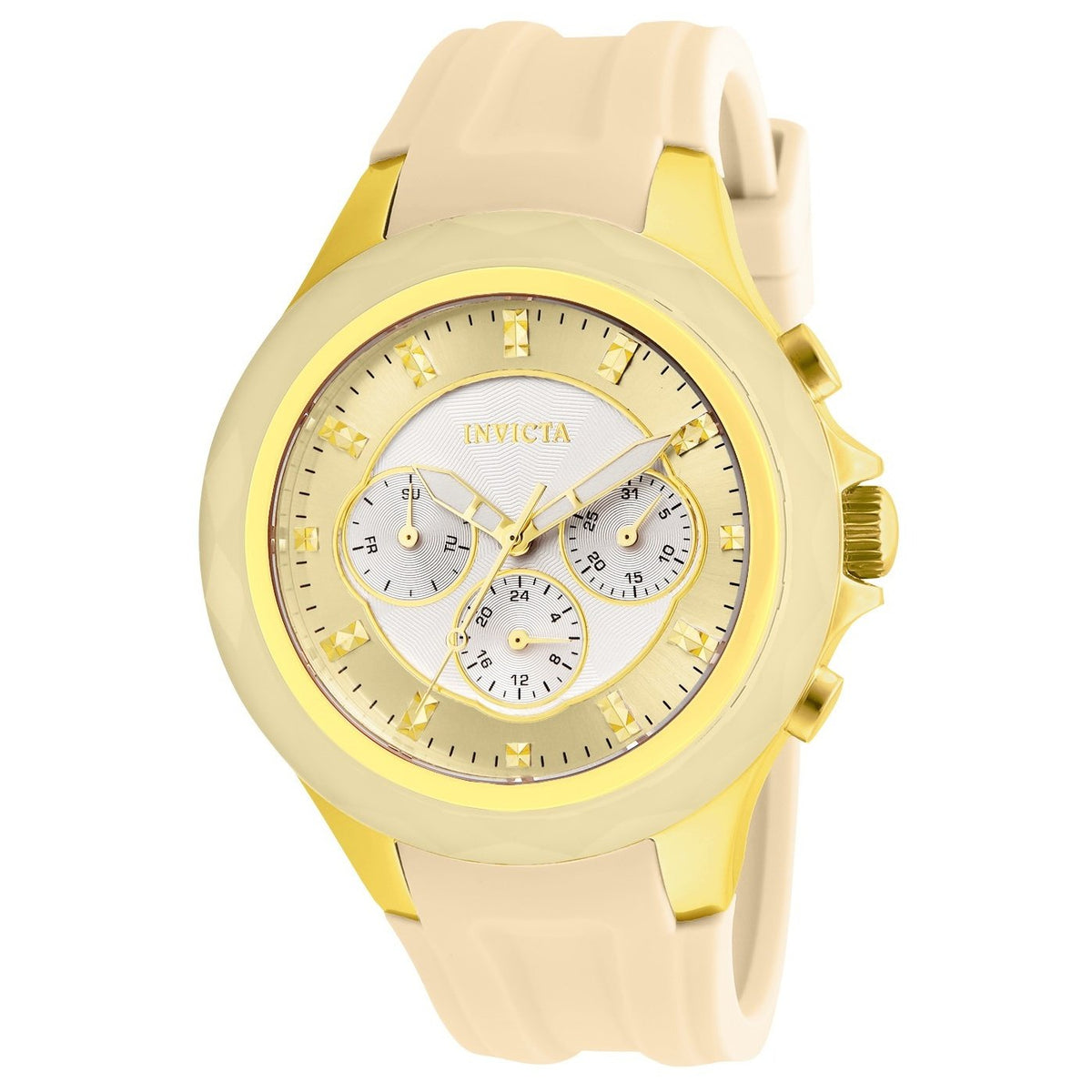 Invicta Women's 22674 Angel Gold-Tone Silicone Watch