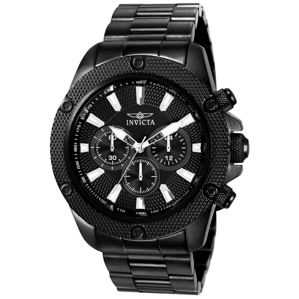 Invicta Men&#39;s 22722 Pro Diver Black Stainless Steel Watch