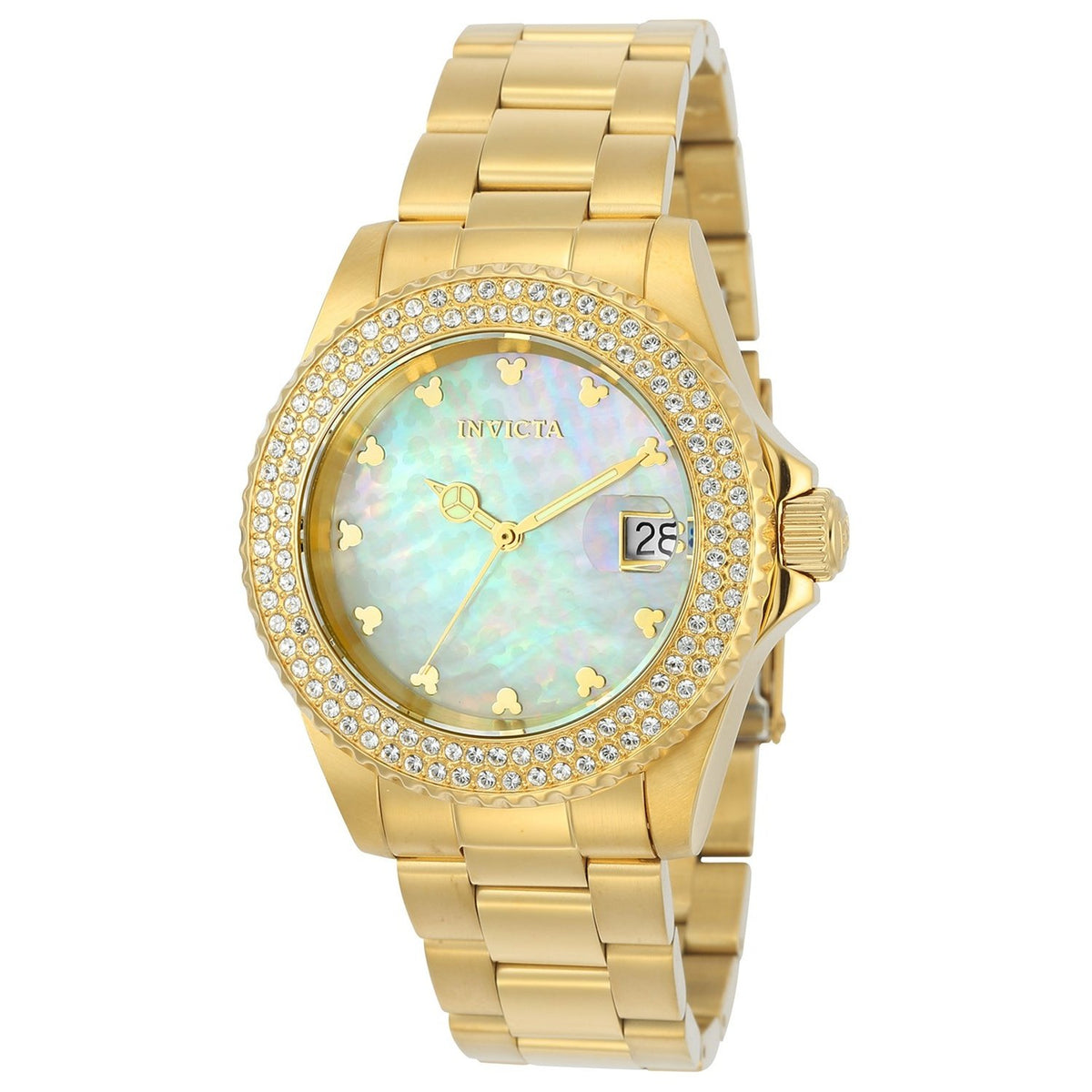 Invicta Women's 22731 Disney Mickey Mouse Gold-Tone Stainless Steel Watch