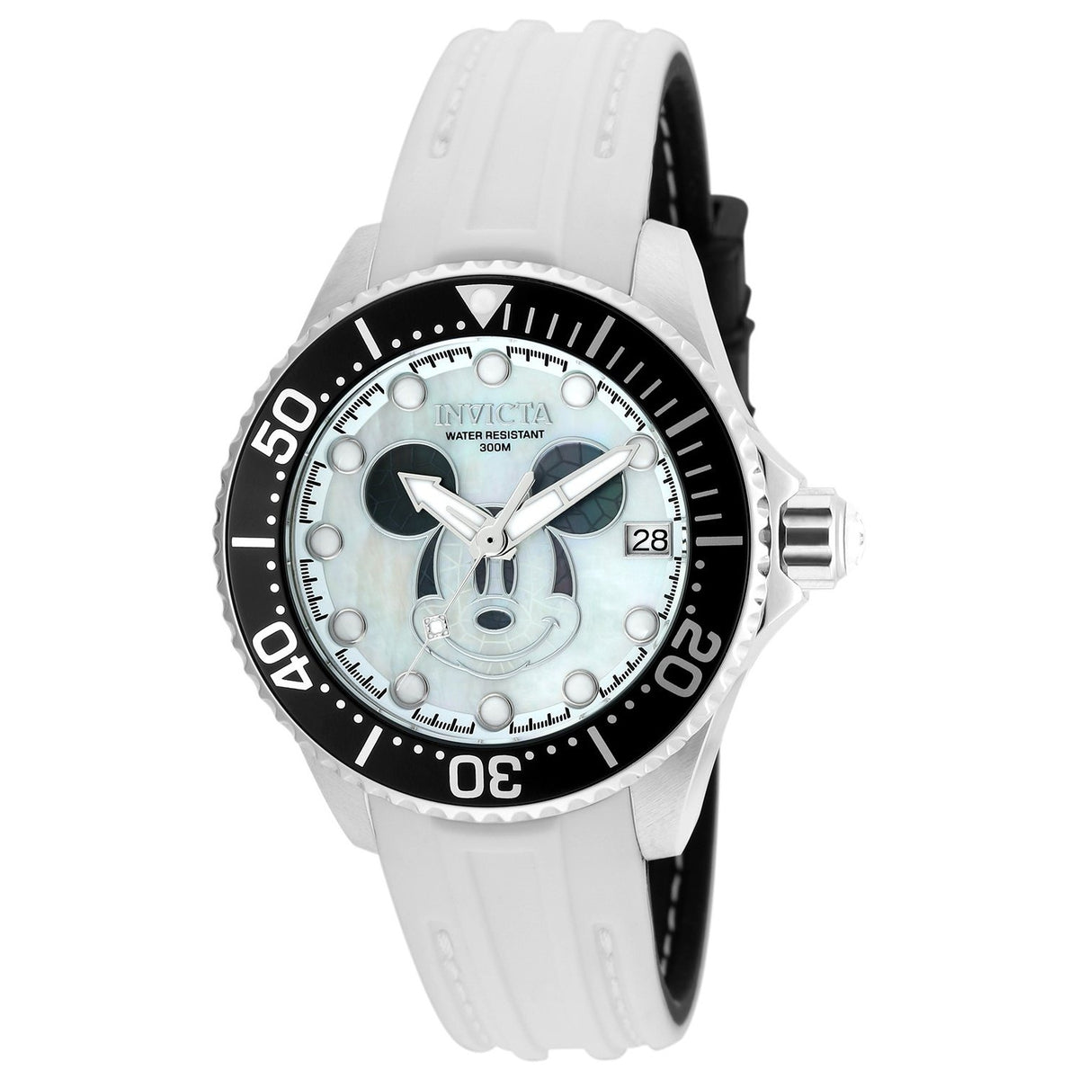 Invicta Women's 22753 Disney Mickey Mouse Automatic Black Silicone Watch