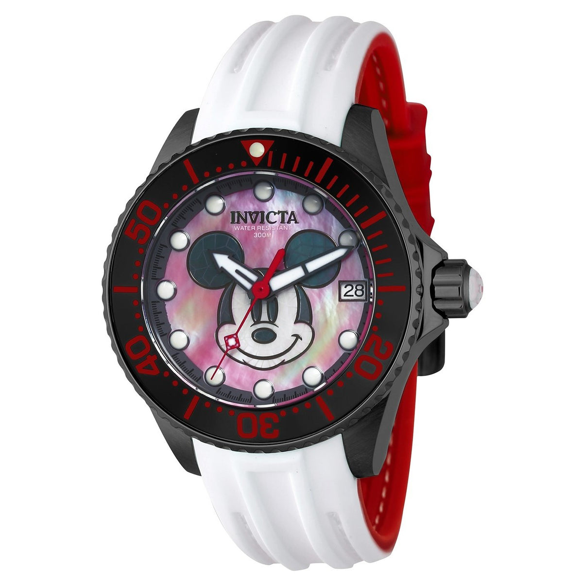 Invicta Women's 22755 Disney Mickey Mouse Automatic White Silicone Watch