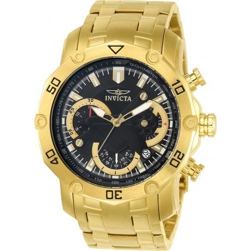 Invicta Men&#39;s 22767 Pro Diver Scuba Gold-Tone Stainless Steel Watch