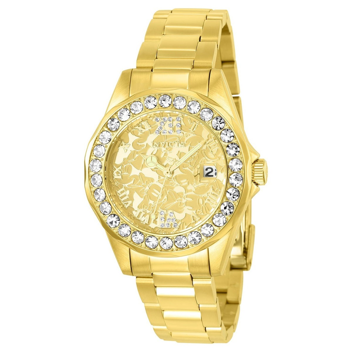Invicta Women's 22870 Disney Minnie Mouse  Gold-Tone Stainless Steel Watch