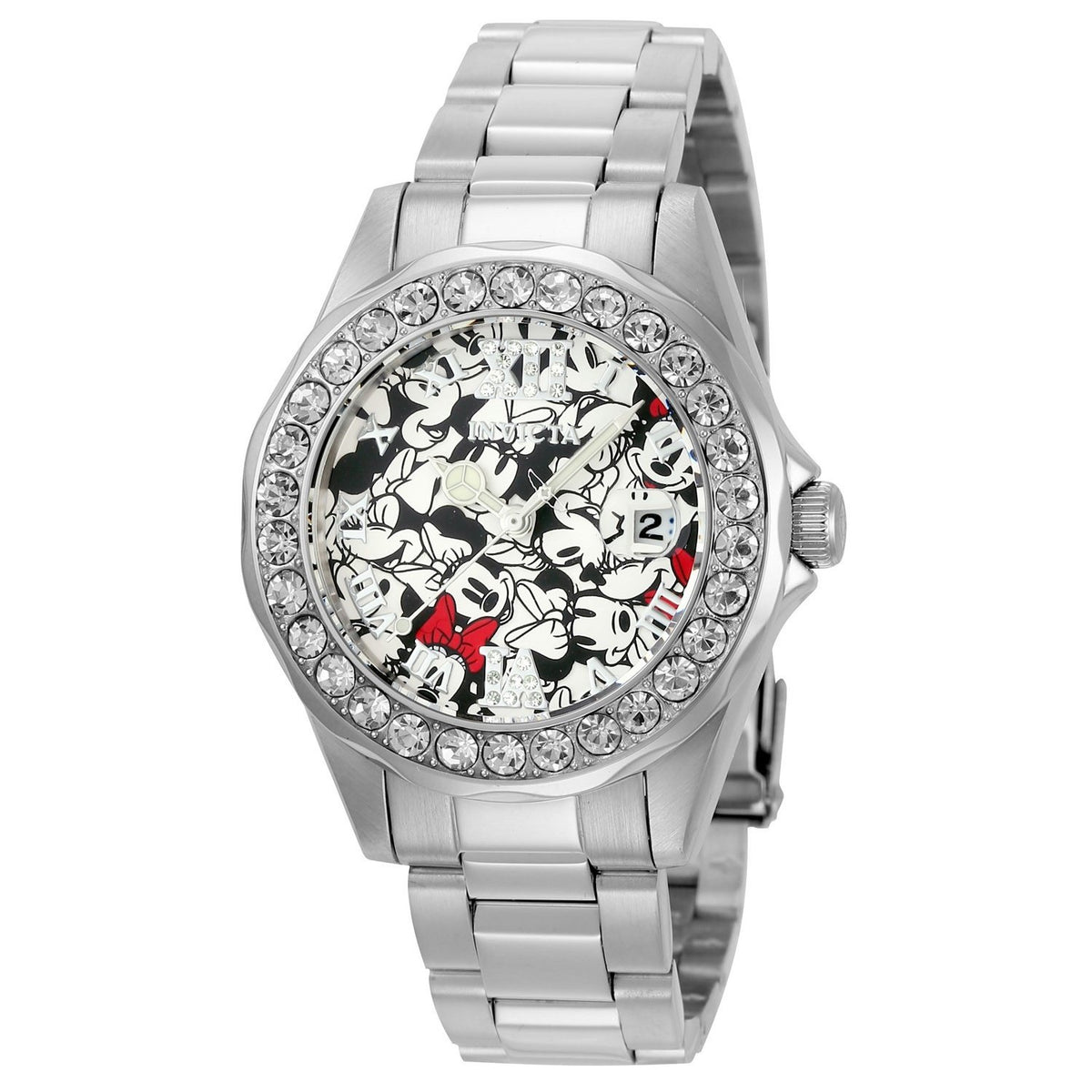 Invicta Women&#39;s 22872 Disney Minnie Mouse Stainless Steel Watch
