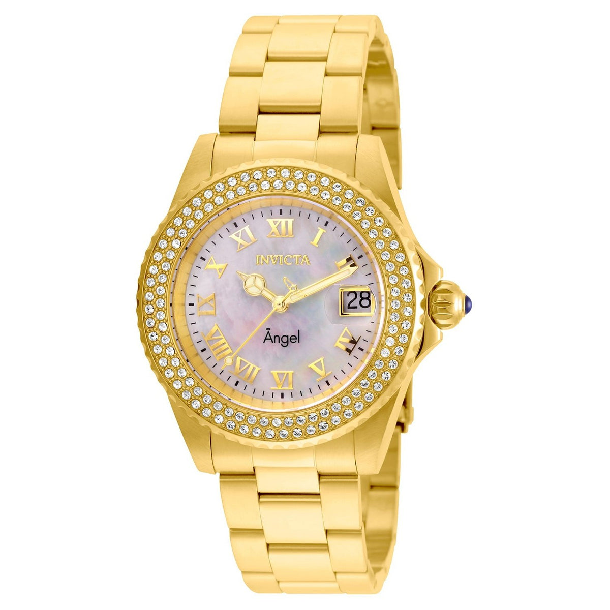 Invicta Women&#39;s 22875 Angel Gold-Tone and Silver Stainless Steel Watch