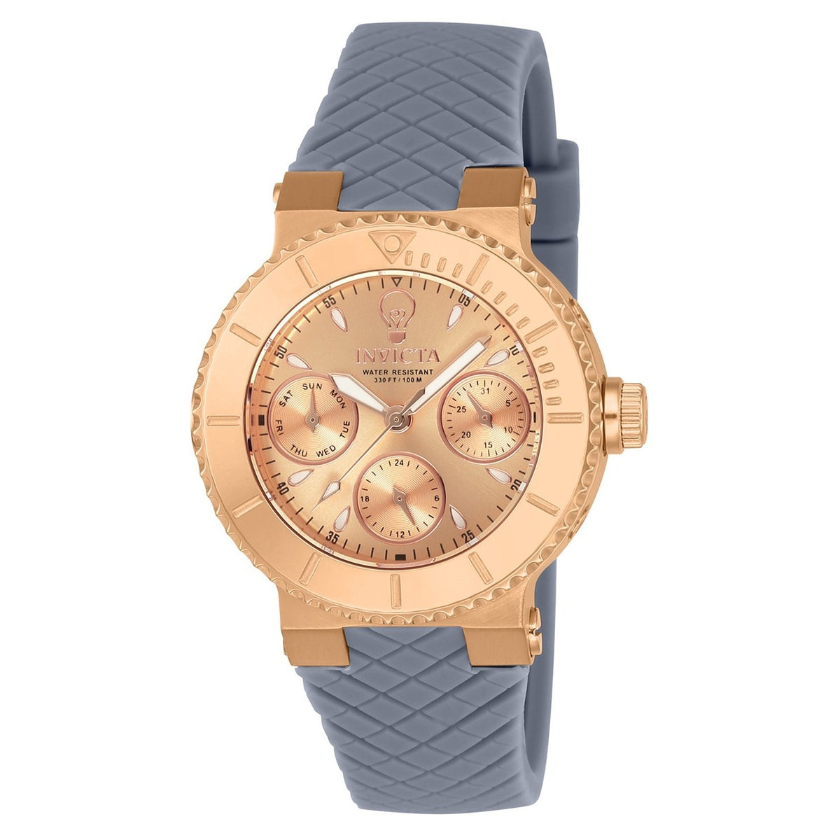 Invicta Women's 22955 Gabrielle Union Grey Silicone Watch