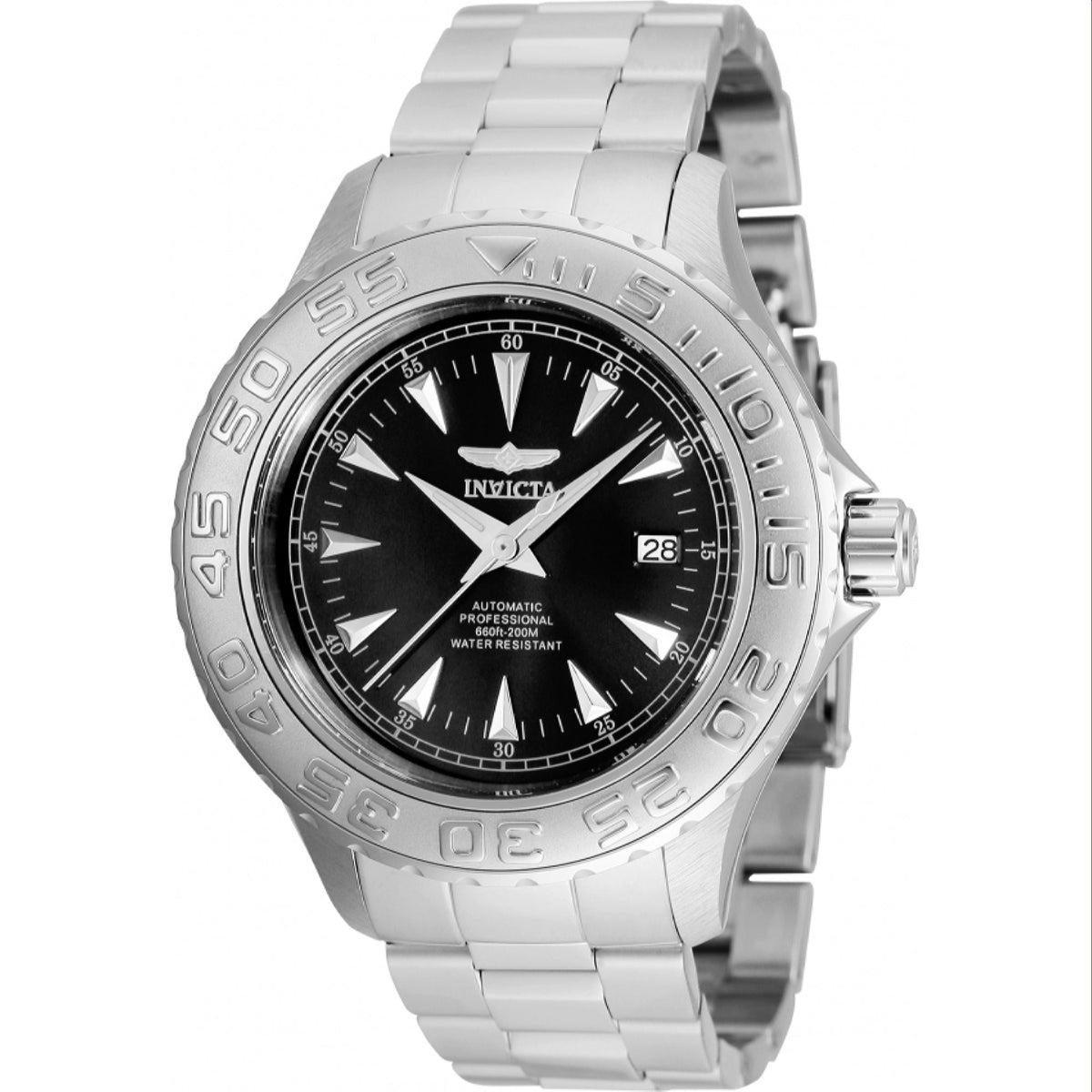 Invicta Men's 2300 Pro Diver Ocean Ghost Automatic Black Stainless Steel Watch