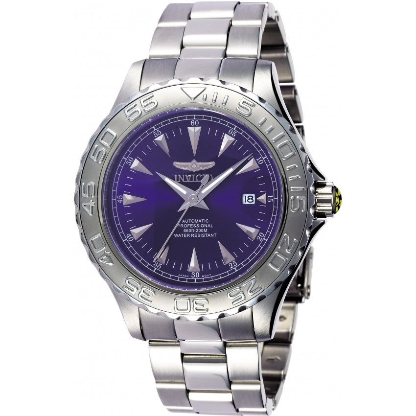 Invicta Men&#39;s 2301 Pro Diver Automatic Blue Stainless Steel Watch