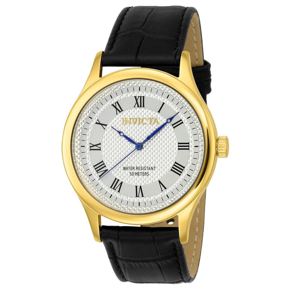Invicta Men's 23026 Vintage Black Leather Watch