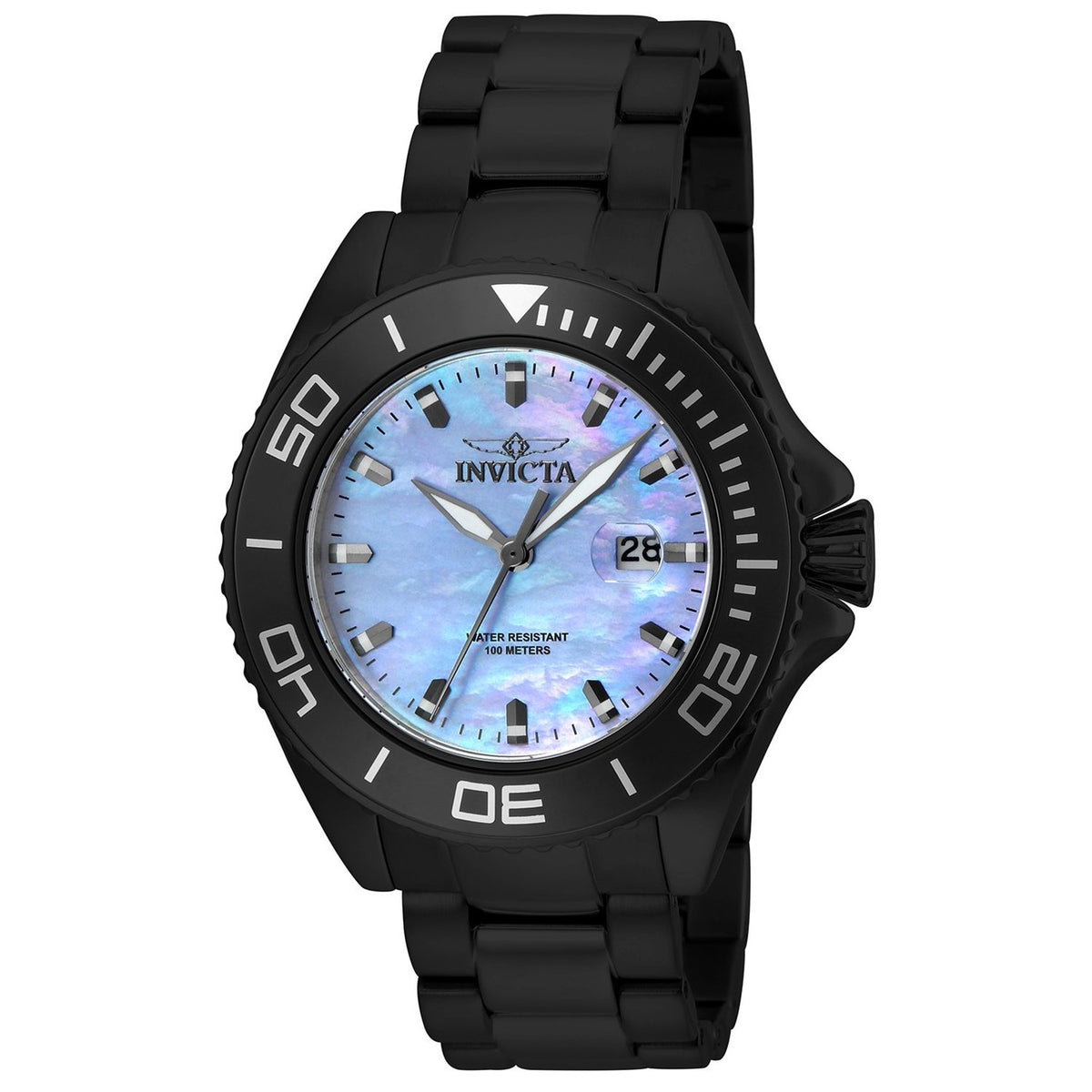 Invicta Men&#39;s 23069 Pro Diver Black Stainless Steel Watch