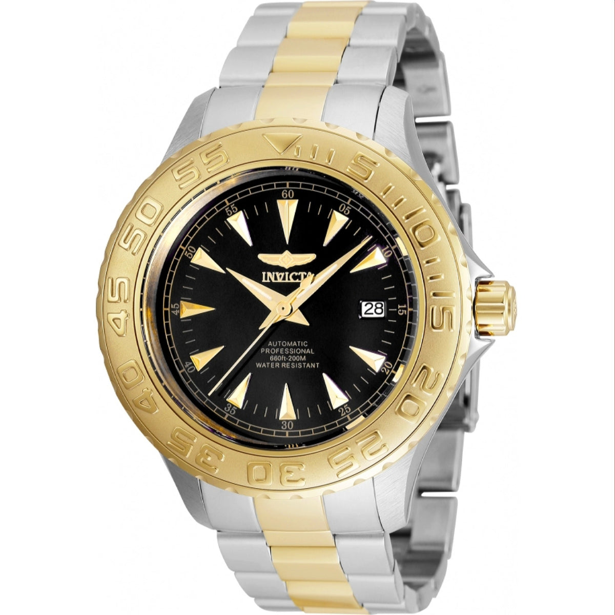 Invicta Men&#39;s 2308 Pro Diver Ocean Ghost Automatic Gold-Tone and Silver Stainless Steel Watch