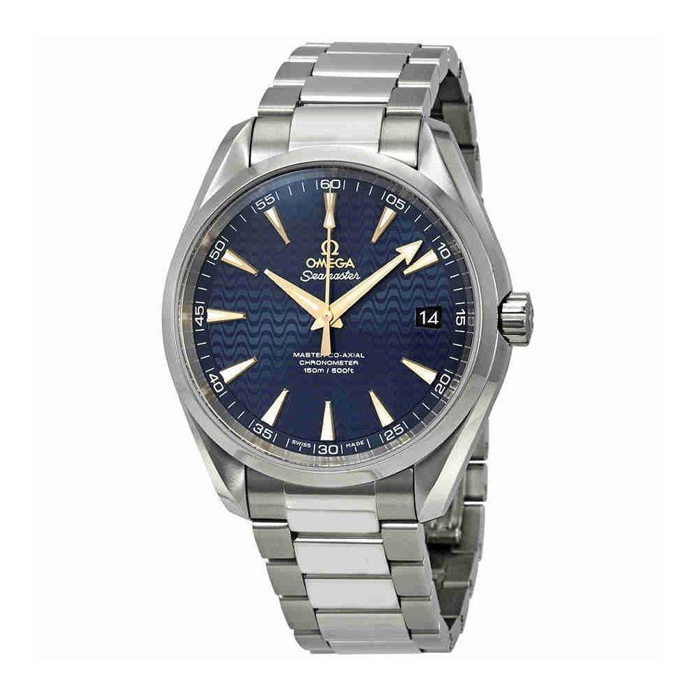 Omega Men s 231.10.42.21.03.006 Seamaster Aqua Terra Stainless Steel W Bezali
