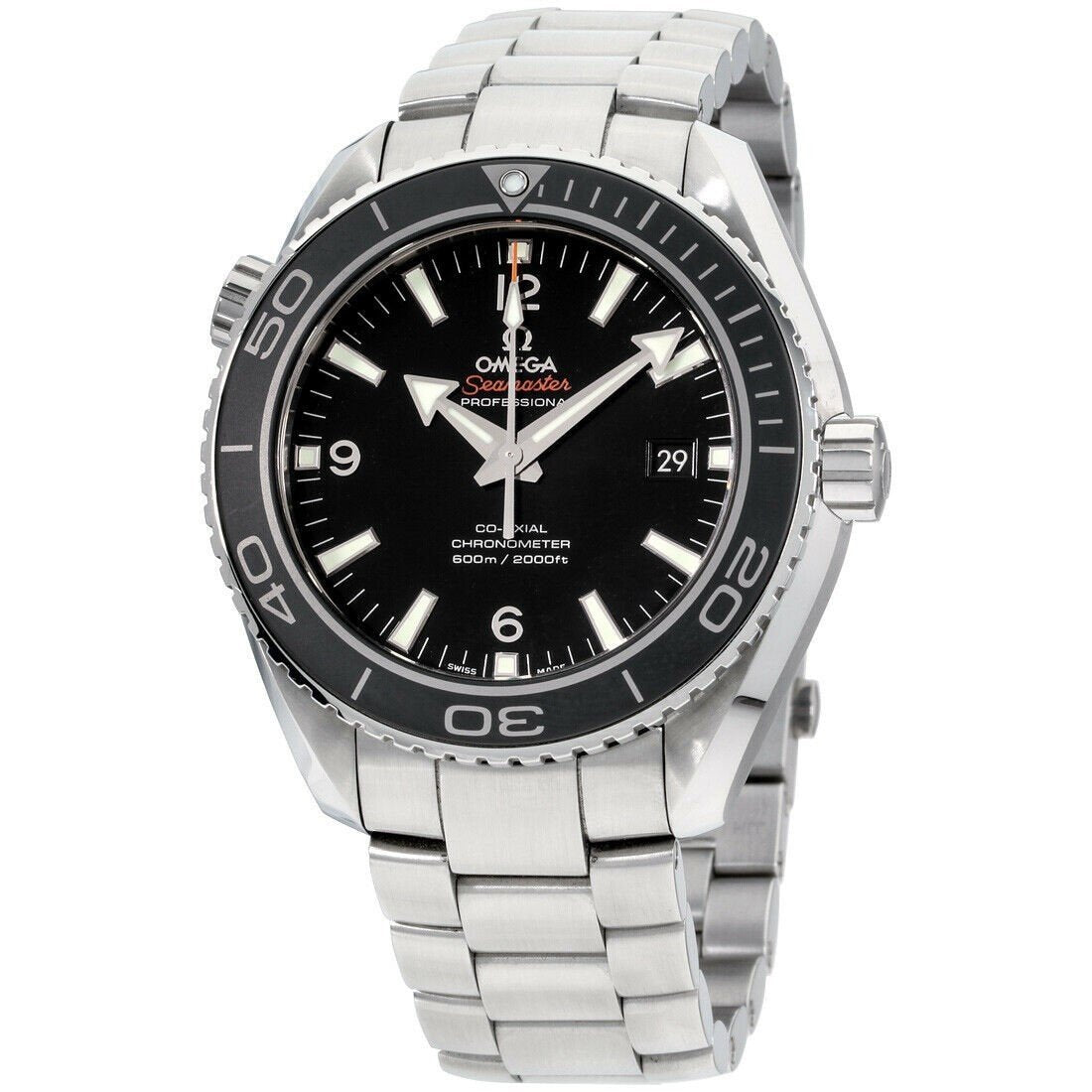 Omega Men&#39;s 232.30.42.21.01.001 Seamaster Planet Ocean Stainless Steel Watch