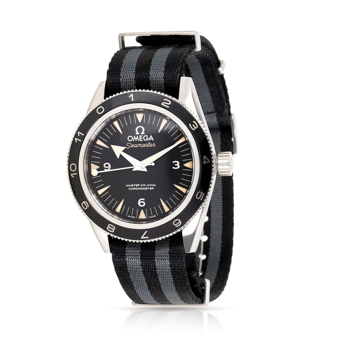 Omega Men&#39;s 233.32.41.21.01.001 Seamaster 300 Spectre Limited Edition Two-Tone Nylon Watch