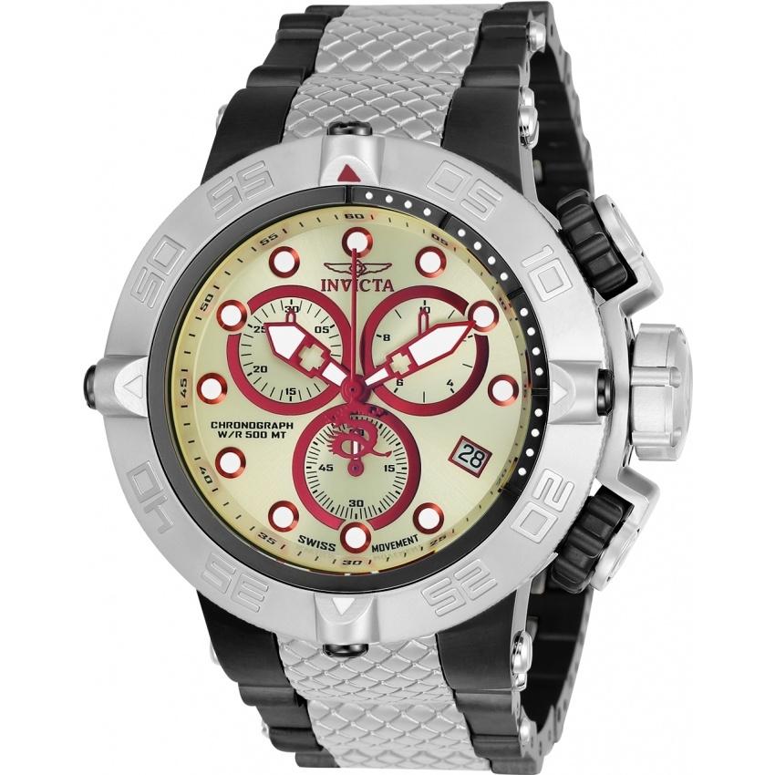 Invicta Men's 23359 Subaqua Black and Silver Stainless Steel Watch