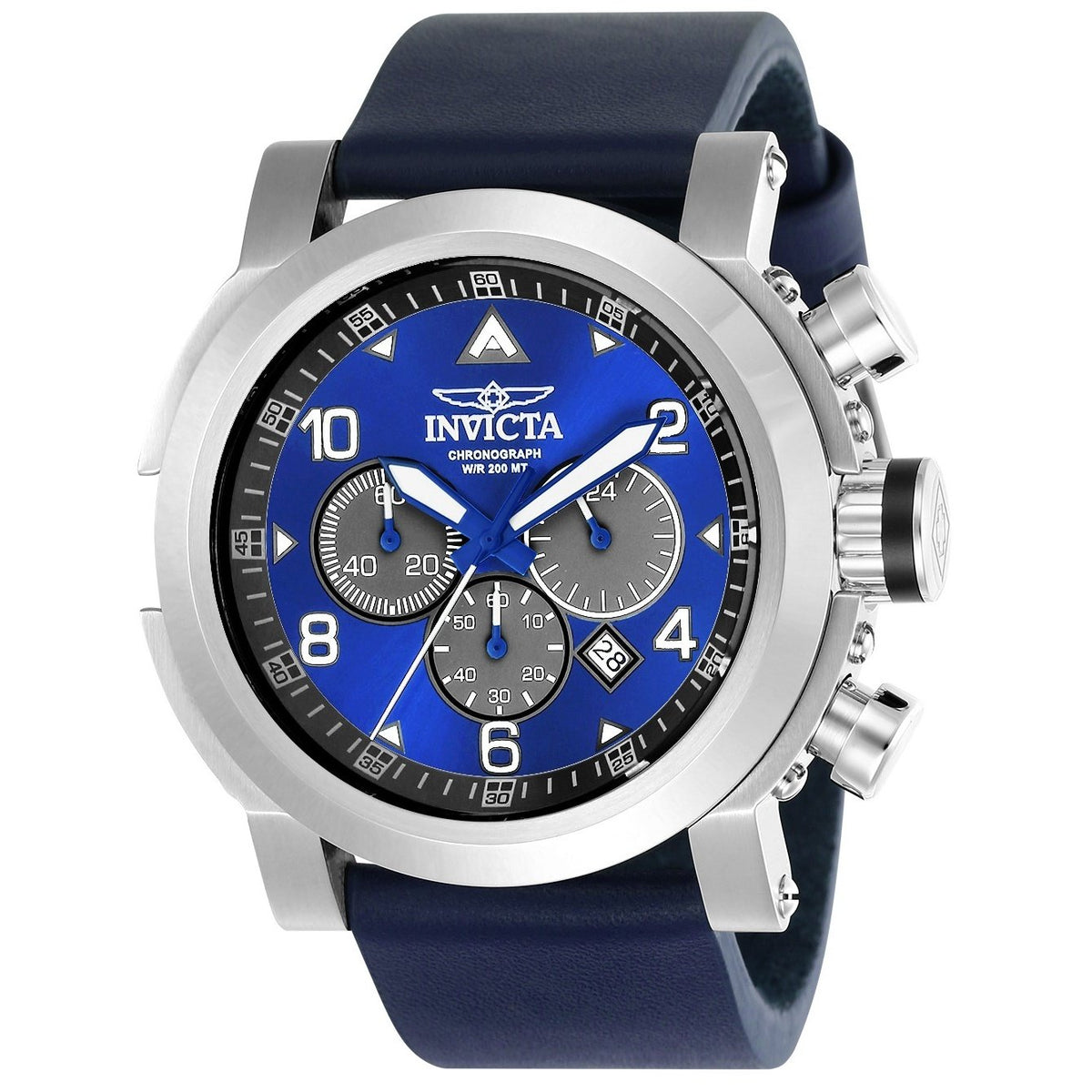 Invicta Men&#39;s 23367 I-Force Blue Leather Watch