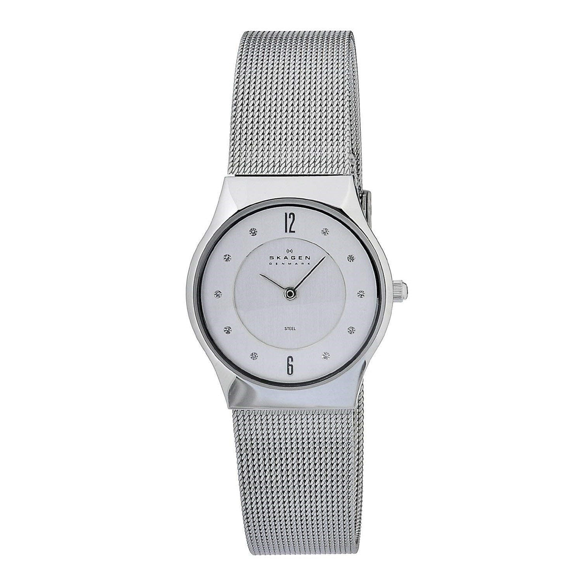 Skagen Women's 233SSSC Classic Crystal Stainless Steel Watch