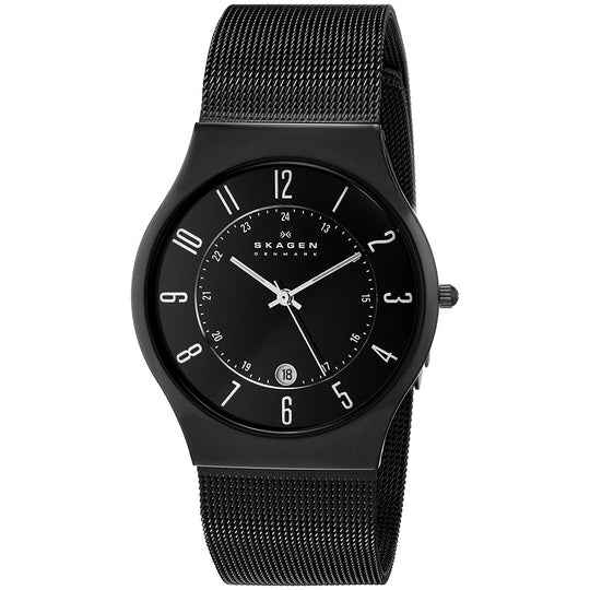 Skagen Men's 233XLTMB Grenen Black Titanium Watch