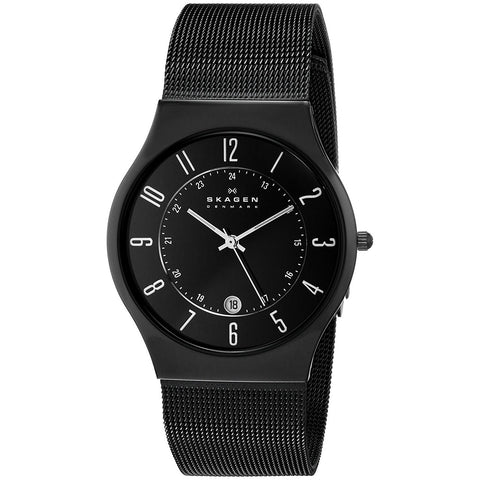Skagen Men's 233XLTMB Grenen Black Titanium Watch