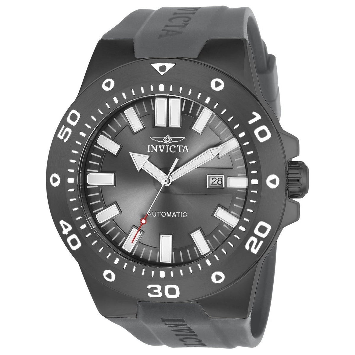Invicta Men's 23483 Pro Diver Automatic Grey Polyurethane Watch