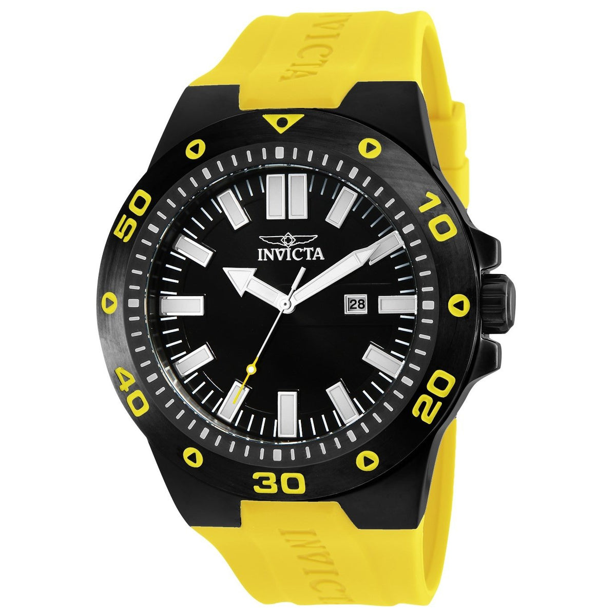 Invicta Men's 23513 Pro Diver Yellow Polyurethane Watch