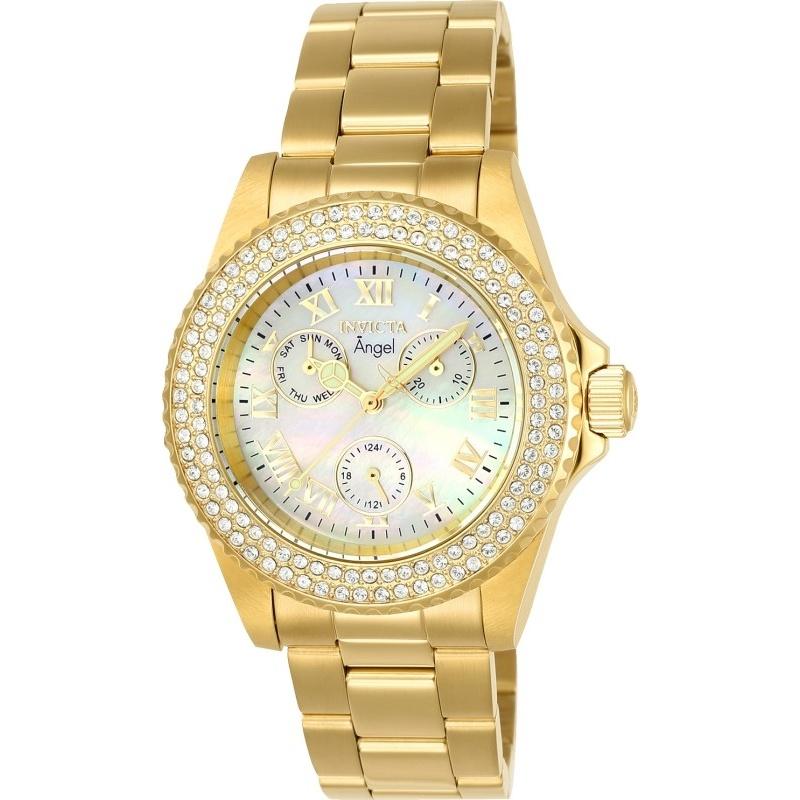 Invicta Women&#39;s 23576 Angel Gold-Tone Stainless Steel Watch