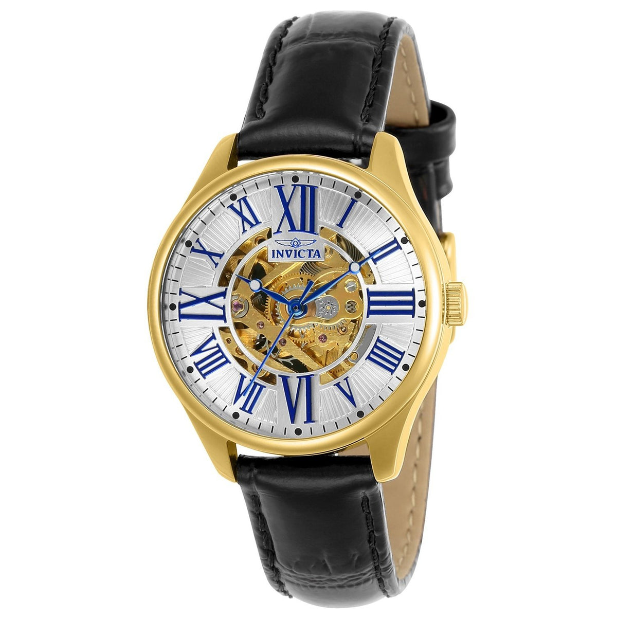 Invicta Women's 23659 Vintage Black Leather Watch