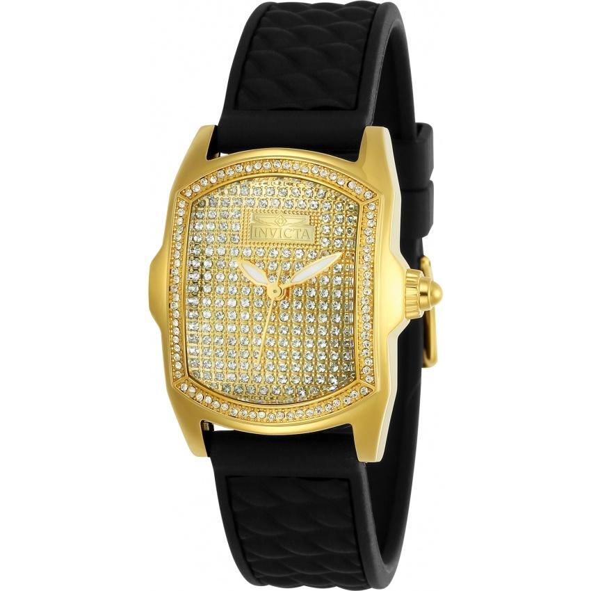 Invicta Women's 23723 Lupah Black Silicone Watch
