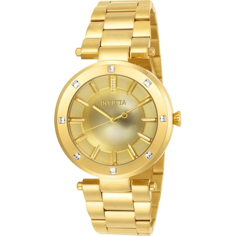 Invicta Women&#39;s 23728 Angel Gold-Tone Stainless Steel Watch