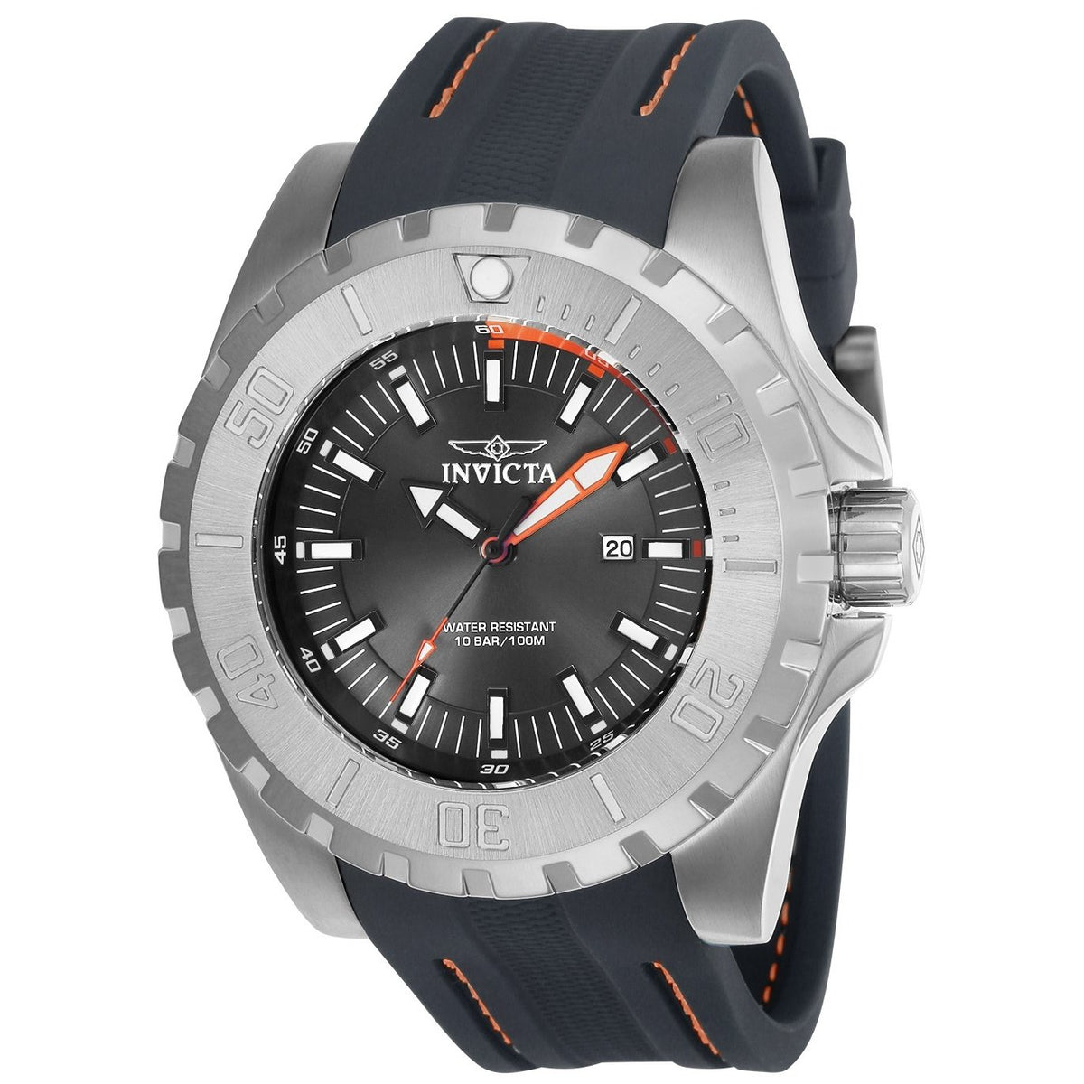 Invicta Men's 23737 Pro Diver Grey Polyurethane Watch