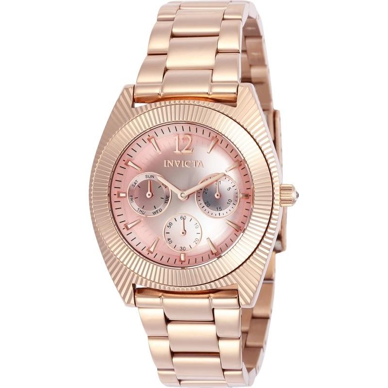 Invicta Women&#39;s 23750 Angel Rose-Tone Stainless Steel Watch
