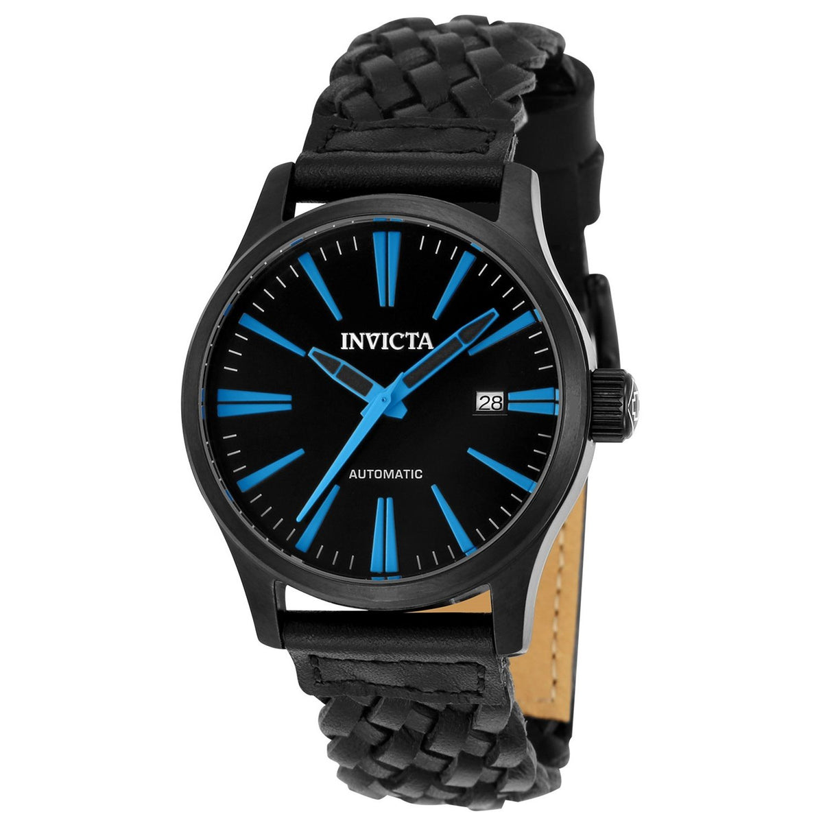 Invicta Men&#39;s 23778 I-Force Automatic Black Leather Watch