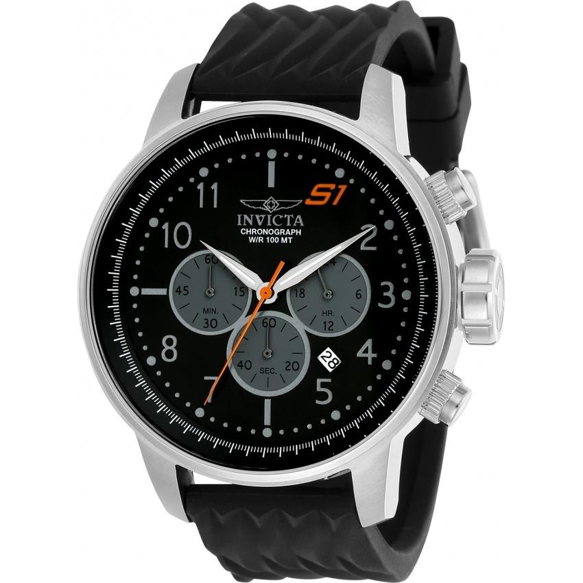 Invicta Men's 23811 S1 Rally Black Silicone Watch