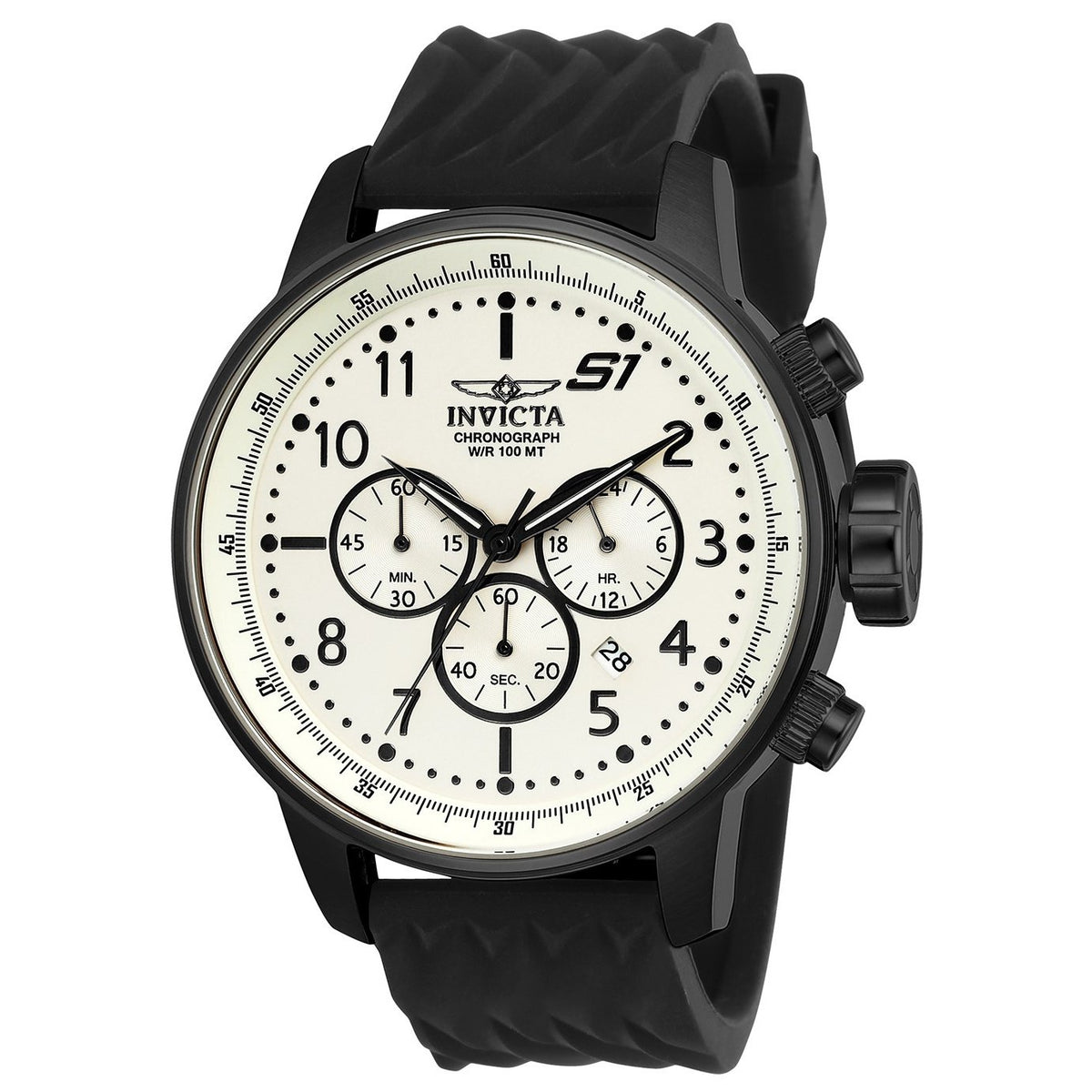 Invicta Men&#39;s 23813 S1 Rally Black Silicone Watch