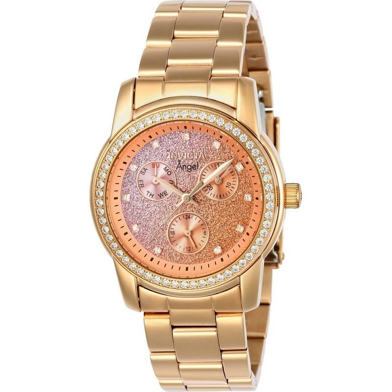 Invicta Women&#39;s 23823 Angel Gold-Tone Stainless Steel Watch
