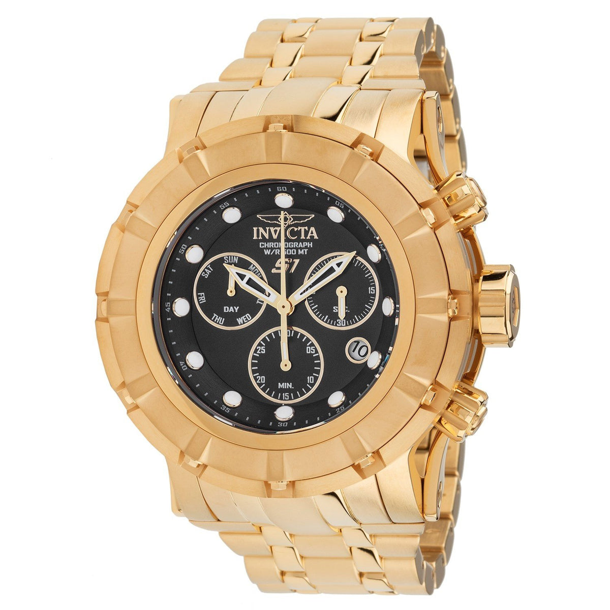Invicta Men&#39;s 23954 S1 Rally Gold-Tone Stainless Steel Watch