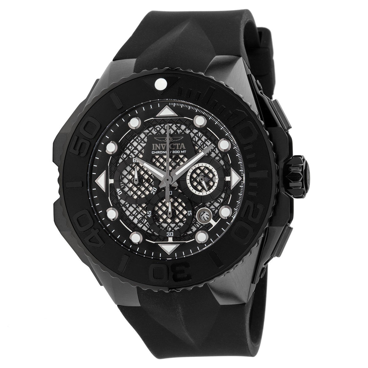 Invicta Men's 23963 Coalition Forces Black Silicone Watch