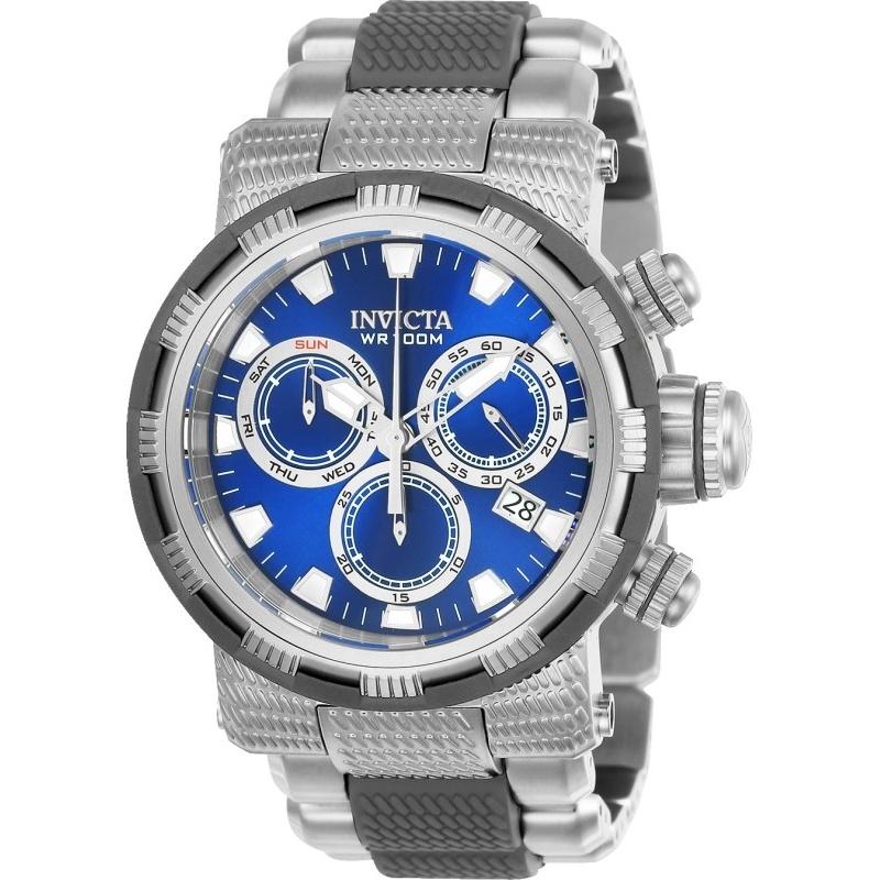 Invicta Men's 23975 Specialty Gunmetal and Silver Polyurethane and Stainless Steel Watch