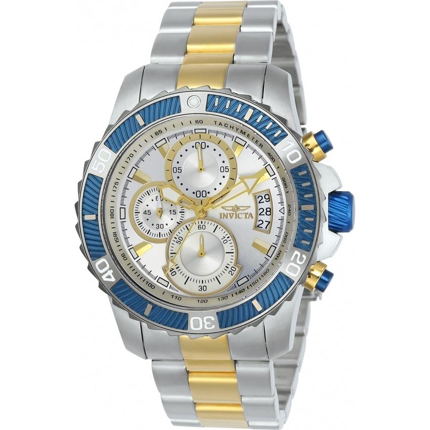 Invicta Men's 23994 Pro Diver Chronograph Two-Tone Stainless Steel Watch