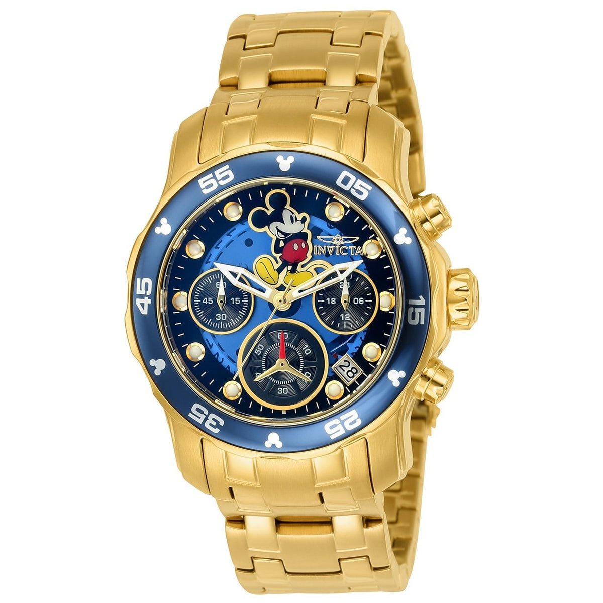Invicta Women's 24130 Disney Mickey Mouse Gold-tone Stainless Steel Watch