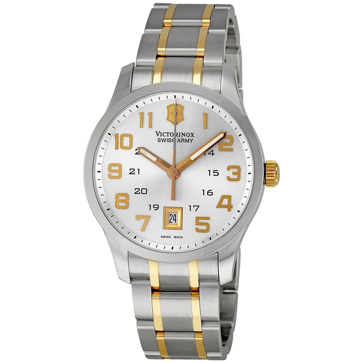 Victorinox Swiss Army Men&#39;s 241324 Classic Alliance Two-Tone Stainless Steel Watch