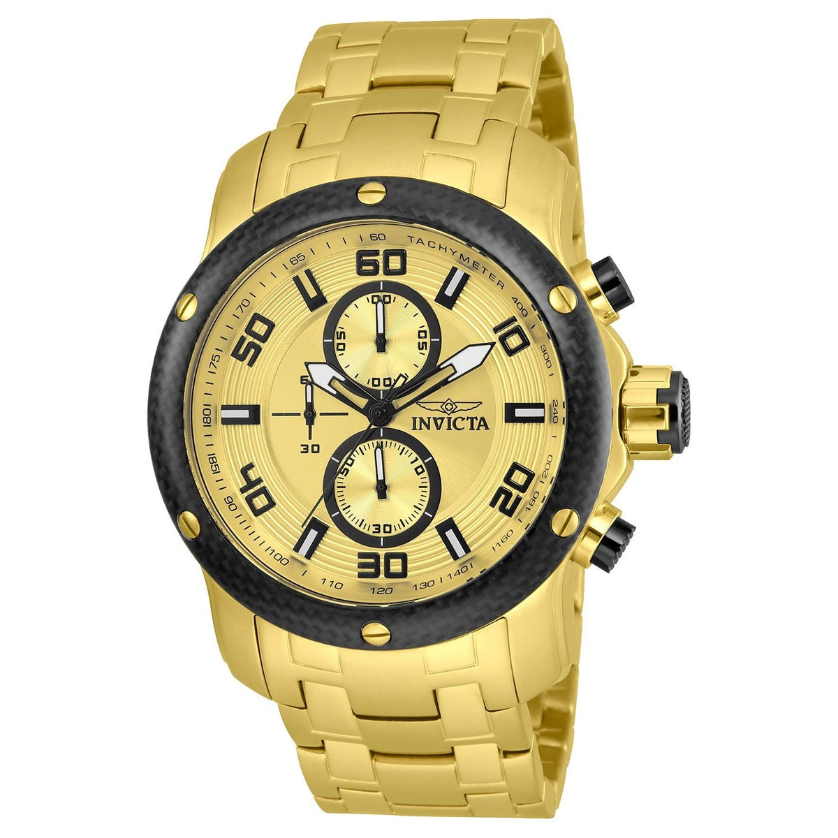 Invicta Men&#39;s 24155 Pro Diver Gold-tone Stainless Steel Watch