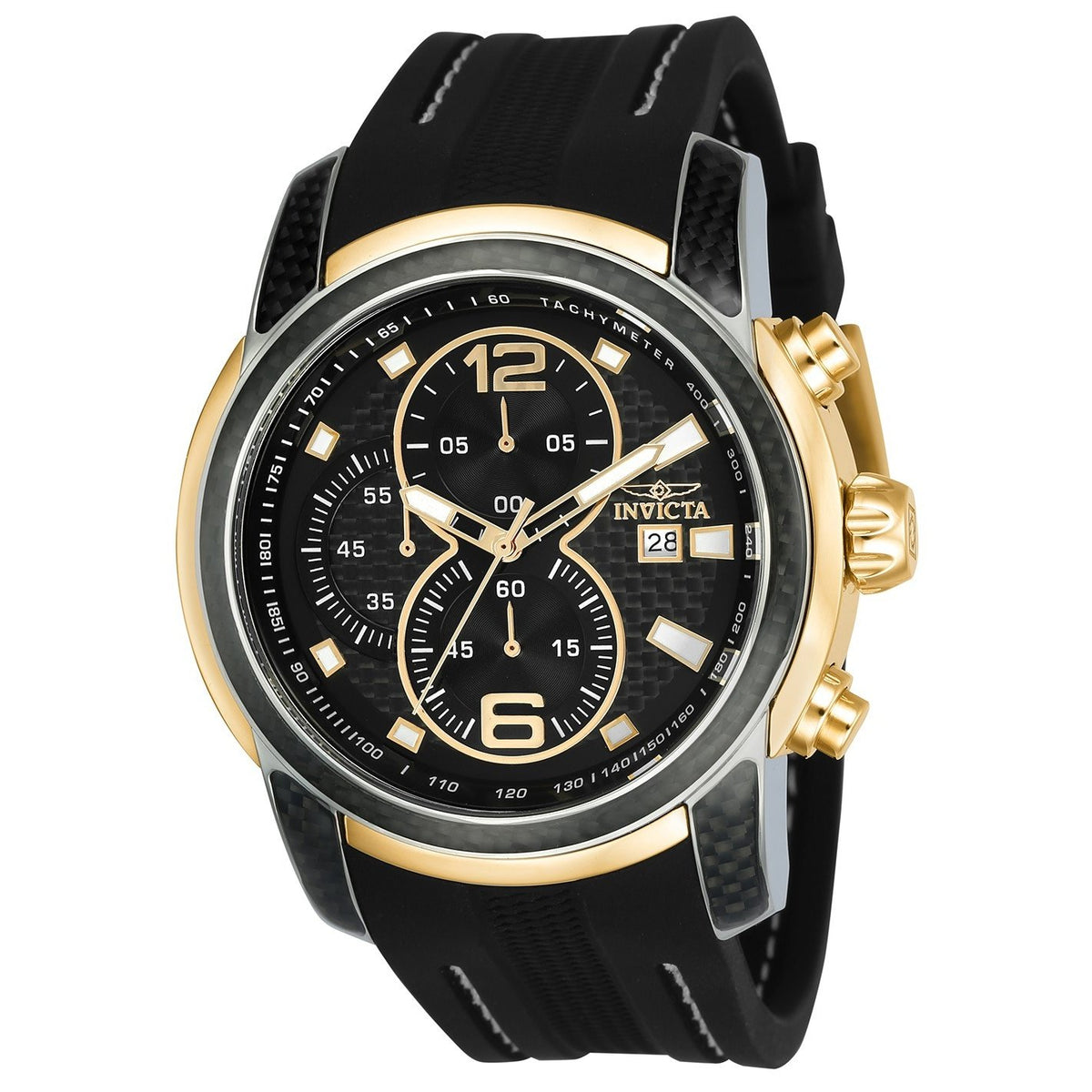 Invicta Men's 24241 S1 Rally Black Silicone Watch